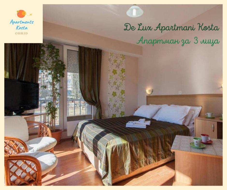 De Lux Apartments Kosta Center Ohrid Exteriör bild