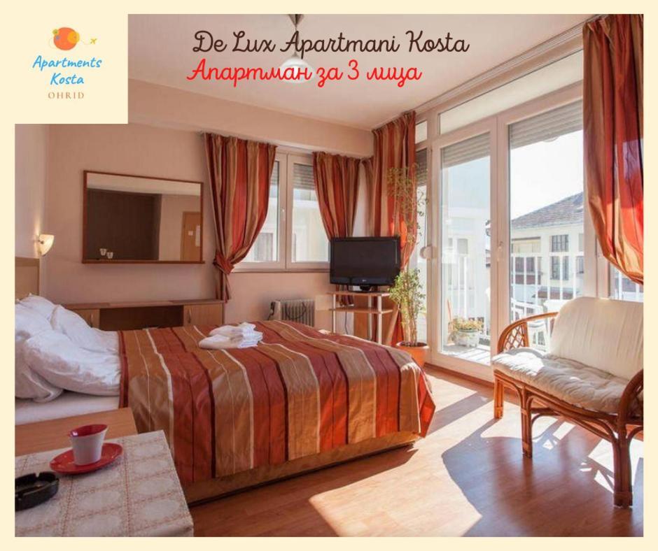 De Lux Apartments Kosta Center Ohrid Exteriör bild